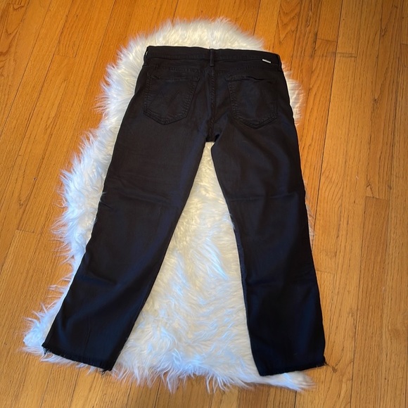 Mother The Crop Rascal Fray In Painted Ladies Jeans - Picture 6 of 9